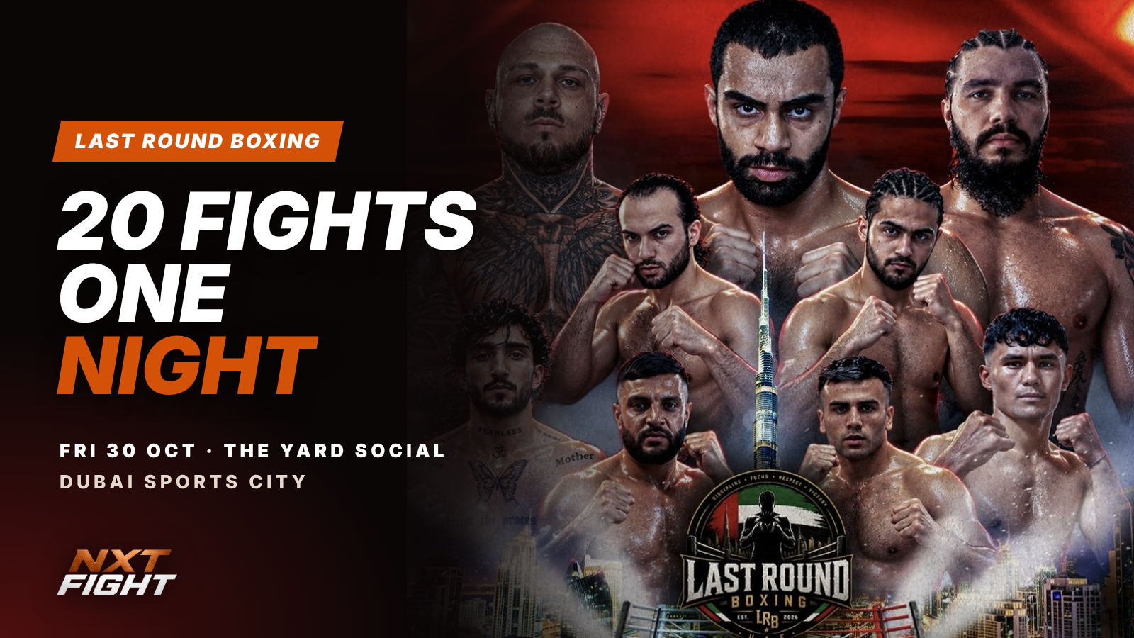 Last Round Boxing Brings 20 Fights to The Yard Social on 30 October